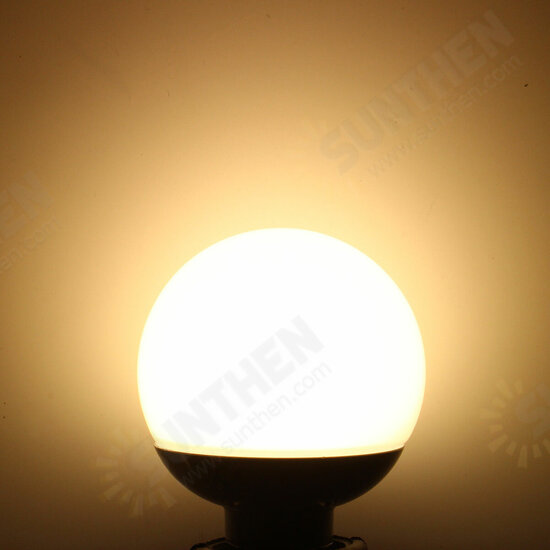 E27 6W 14 SMD 5730 LED Pure White Warm White PC Material Globe Bulb AC85-265V