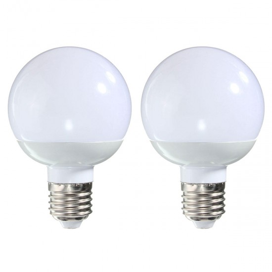 E27 6W 14 SMD 5730 LED Pure White Warm White PC Material Globe Bulb AC85-265V