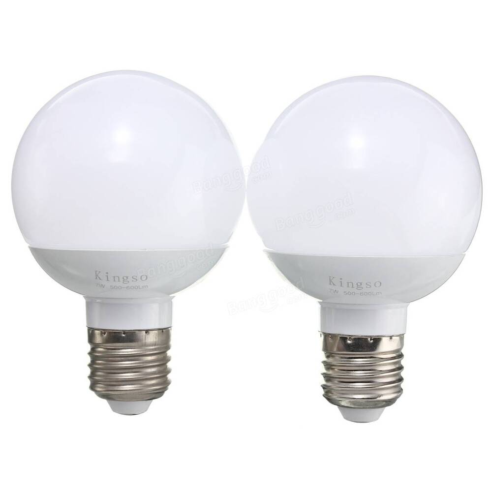 E27 7W 14 SMD 5730 600LM White/Warm White LED Globe Light Bulb AC 85-265V