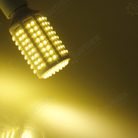 E27 7W 720LM Warm White 166LED Energy Saving LED Corn Light Bulb 110V