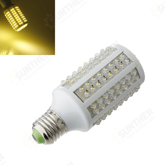 E27 7W 720LM Warm White 166LED Energy Saving LED Corn Light Bulb 110V