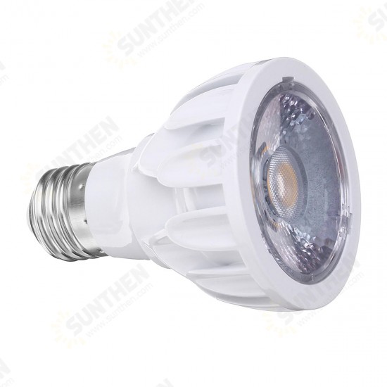 E27 7W Dimmable Par 20 LED COB White Shell Spot Light Bulb Lamp for Home Decoration AC110V E27 7W Dimmable Par 20 LED COB White Shell Spot Light Bulb Lamp for Home Decoration AC110V