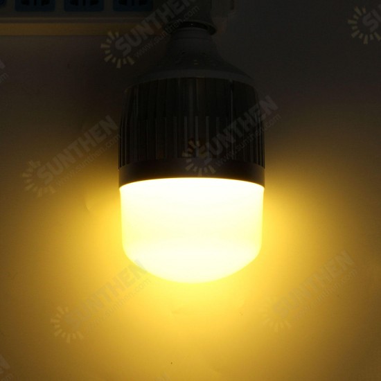 E27 80W 100LM/W SMD3030 Warm White Pure White LED Light Bulb for Factory Industry AC85-265V