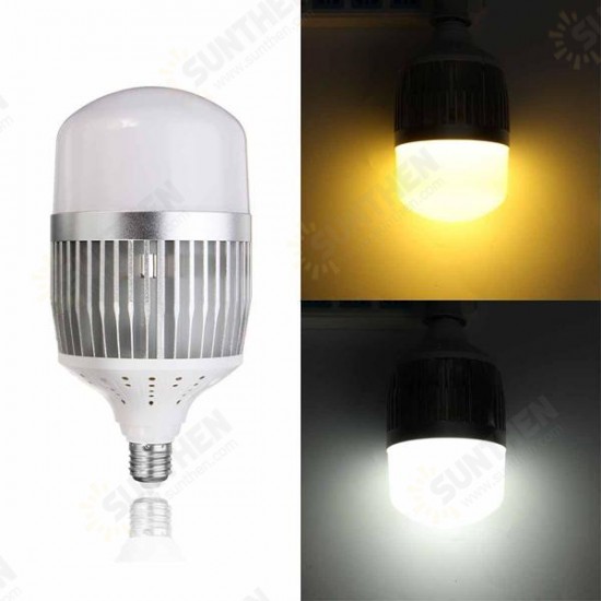 E27 80W 100LM/W SMD3030 Warm White Pure White LED Light Bulb for Factory Industry AC85-265V