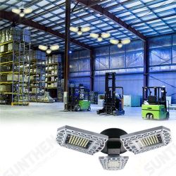 E27 80W SMD2835 Three-leaves LED Bulb Deformable Foldable Induction Light Sensor Garage Lamp AC100-277V E27 80W SMD2835 Three-leaves LED Bulb Deformable Foldable Induction Light Sensor Garage Lamp AC100-277V