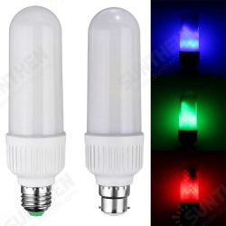 E27 B22 5W SMD2835 99LEDs Red Blue Green Flickering Flame Light Bulb AC85-265V E27 B22 5W SMD2835 99LEDs Red Blue Green Flickering Flame Light Bulb AC85-265V