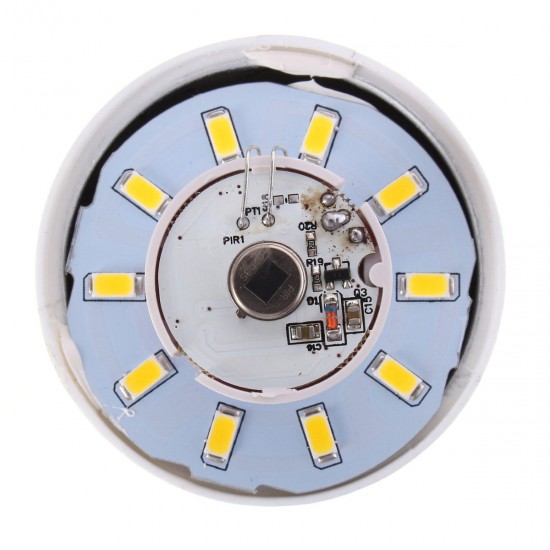 E27 B22 5W SMD5730 10LEDs Infrared Motion Sensor + Light Control Induction Light Bulb AC85-265V