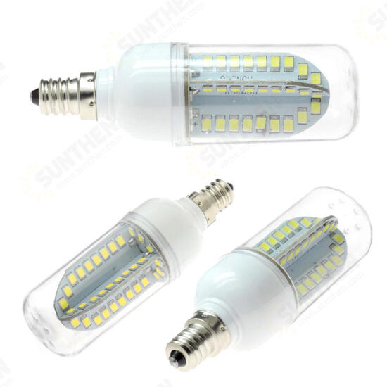 E27 B22 E14 E12 G9 GU10 5W 500LM SMD2835 84LEDs Warm White Pure White Corn Light Bulb AC85-265V