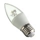 E27 E14 5W C37 LED COB Warm White White Candle Light Lamp Bulb AC 100-240V