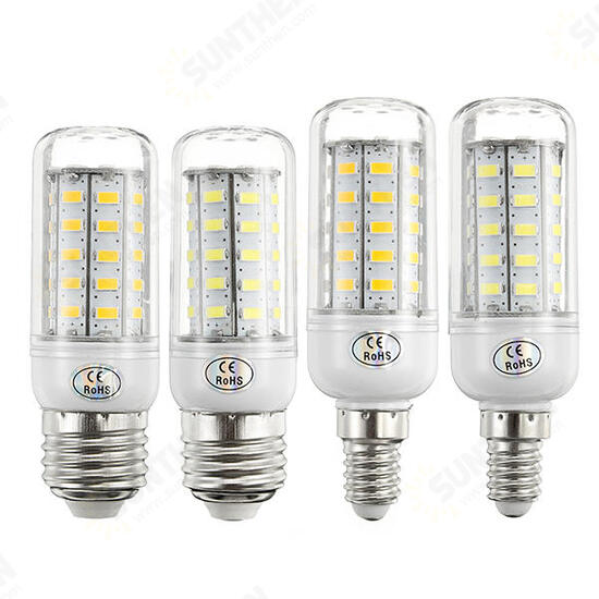 E27 E14 7W SMD5730 48LEDs 500LM Pure White Warm White Corn Light Bulb AC110V AC220V E27 E14 7W SMD5730 48LEDs 500LM Pure White Warm White Corn Light Bulb AC110V AC220V