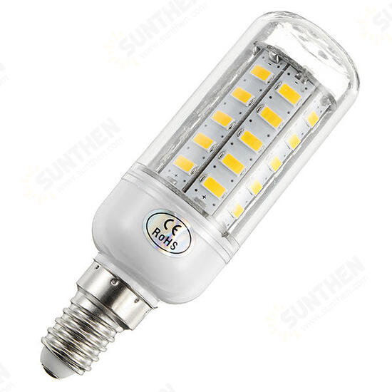 E27 E14 7W SMD5730 48LEDs 500LM Pure White Warm White Corn Light Bulb AC110V AC220V E27 E14 7W SMD5730 48LEDs 500LM Pure White Warm White Corn Light Bulb AC110V AC220V