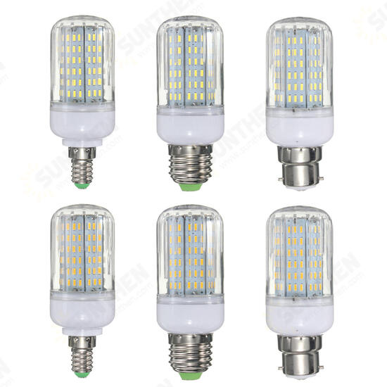 E27 E14 B22 11W 138 SMD 4014 LED Warm White White Cover Corn Light Lamp Bulb AC110V E27 E14 B22 11W 138 SMD 4014 LED Warm White White Cover Corn Light Lamp Bulb AC110V