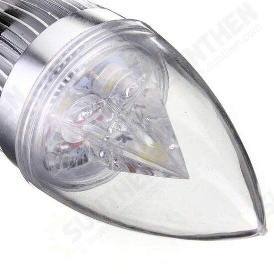 E27 E14 B22 E12 6W LED Chandelier Candle Light Bulb 85-265V