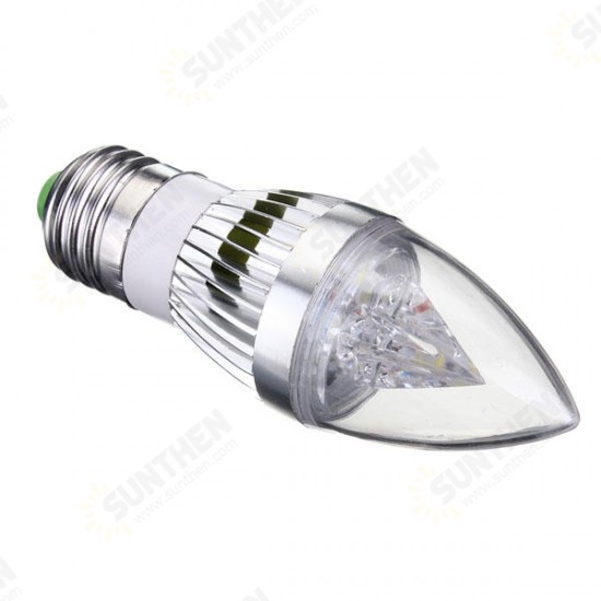 E27 E14 B22 E12 6W LED Chandelier Candle Light Bulb 85-265V