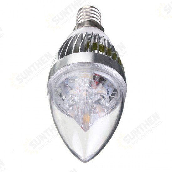 E27 E14 B22 E12 6W LED Chandelier Candle Light Bulb 85-265V