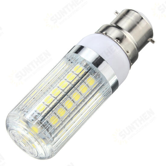 E27 E14 B22 G9 GU10 4.5W 48 SMD 5050 LED Pure White Warm White Natural White Cover Corn Bulb AC220V