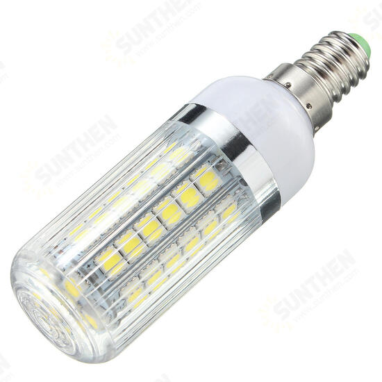 E27 E14 B22 G9 GU10 4.5W 48 SMD 5050 LED Pure White Warm White Natural White Cover Corn Bulb AC220V