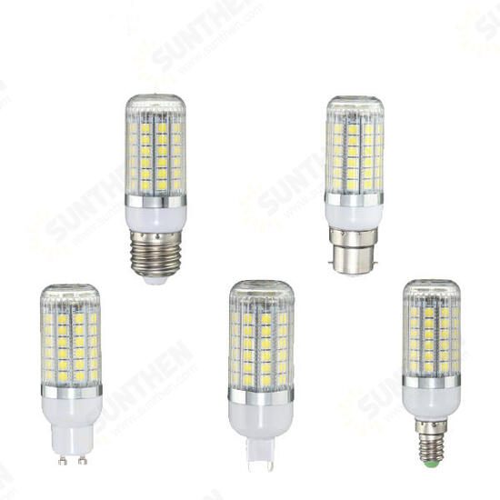 E27 E14 B22 G9 GU10 6W 69 SMD 5050 LED 450Lm Pure White Warm White Natural White Corn Bulb AC220V