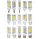 E27 E14 B22 G9 GU10 6W 69 SMD 5050 LED 450Lm Pure White Warm White Natural White Corn Bulb AC220V