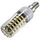 E27 E14 B22 G9 GU10 7W 64 SMD 5733 1000LM LED Warm White White Cover Corn Bulb AC 110V