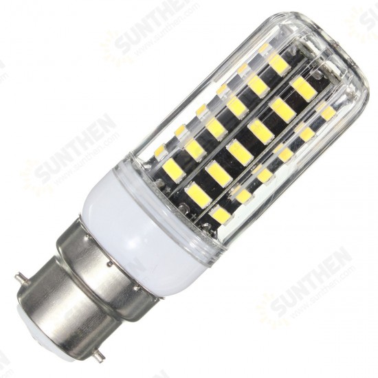 E27 E14 B22 G9 GU10 7W 64 SMD 5733 1000LM LED Warm White White Cover Corn Bulb AC 220V