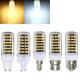 E27 E14 B22 G9 GU10 7W 64 SMD 5733 1000LM LED Warm White White Cover Corn Bulb AC 220V