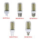 E27 E14 B22 G9 GU10 9W 80 SMD 5733 1100LM LED Warm White White Cover Corn Bulb AC 110V