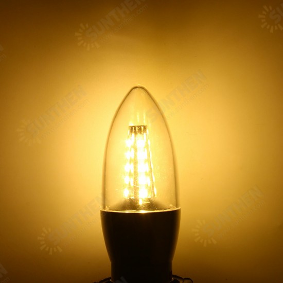 E27 E14 E12 B22 B15 4W 25 SMD 2835 LED Warm White White Candle Light Lamp Bulb AC85-265V E27 E14 E12 B22 B15 4W 25 SMD 2835 LED Warm White White Candle Light Lamp Bulb AC85-265V