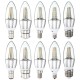 E27 E14 E12 B22 B15 4W 25 SMD 2835 LED Warm White White Candle Light Lamp Bulb AC85-265V