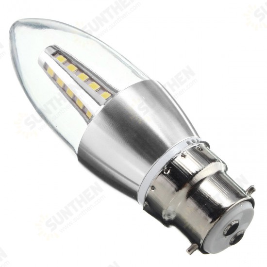 E27 E14 E12 B22 B15 4W 25 SMD 2835 LED Warm White White Candle Light Lamp Bulb AC85-265V E27 E14 E12 B22 B15 4W 25 SMD 2835 LED Warm White White Candle Light Lamp Bulb AC85-265V