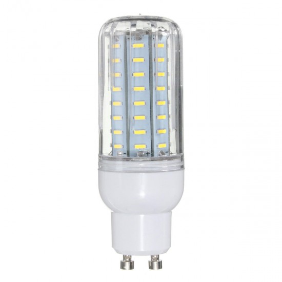 E27 E14 E12 B22 G9 GU10 7W 72 SMD 4014 LED Warm White Pure White Cover Corn Bulb AC110V