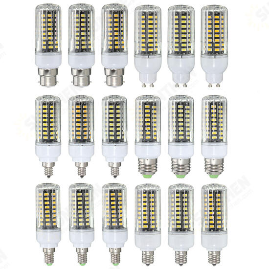 E27 E14 E12 E17 GU10 B22 LED Corn Bulb 7W 72 SMD 5736 LED Lamp Ampoule Led Light AC85-265V