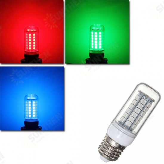 E27 E14 G9 B22 3.5W 48 SMD 5050 LED RGB Color 300Lm Home Lighting Corn Bulb AC110V