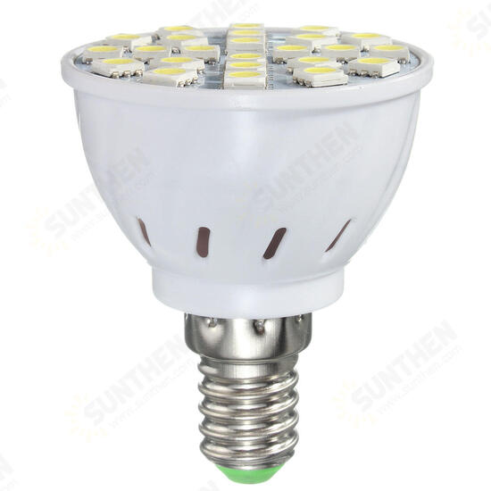 E27 E14 GU10 MR16 3.5W 24 SMD 5050 LED Pure White Warm White Spotlightt Bulb AC110V AC220V