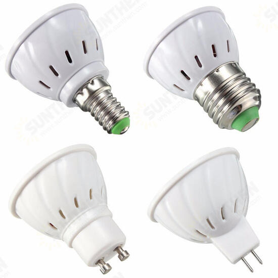E27 E14 GU10 MR16 3W 48 SMD 2835 LED Pure White Warm White Spot Lightting Bulb AC110V AV220V