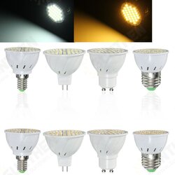 E27 E14 GU10 MR16 4W 60 SMD 2835 LED Pure White Warm White Spot Lightt Bulb AC 110V/220V E27 E14 GU10 MR16 4W 60 SMD 2835 LED Pure White Warm White Spot Lightt Bulb AC 110V/220V