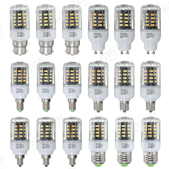 E27 E17 E14 E12 B22 GU10 3W 40 SMD 5736 LED White Warm White Natural White Light Corn Bulb AC85-265V