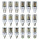 E27 E17 E14 E12 B22 GU10 3W 40 SMD 5736 LED White Warm White Natural White Light Corn Bulb AC85-265V