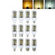 E27 E17 E14 E12 GU10 B22 5W 500LM LED Warm Pure Natural White Corn Light Blub AC85-265V