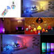 E27 GU10 E14 B22 3W RGB+White 5050 2835 SMD LED Bulb Light with Remote Control AC85-265V