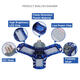 E27 LED Bulb 40W Deformable Garage Light 360°Angle Foldable Ceiling Lamp AC85-265V E27 LED Bulb 40W Deformable Garage Light 360°Angle Foldable Ceiling Lamp AC85-265V