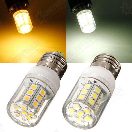 E27 LED Bulb 4.5W 27 SMD 5050 AC 220V White/Warm White Corn Light E27 LED Bulb 4.5W 27 SMD 5050 AC 220V White/Warm White Corn Light