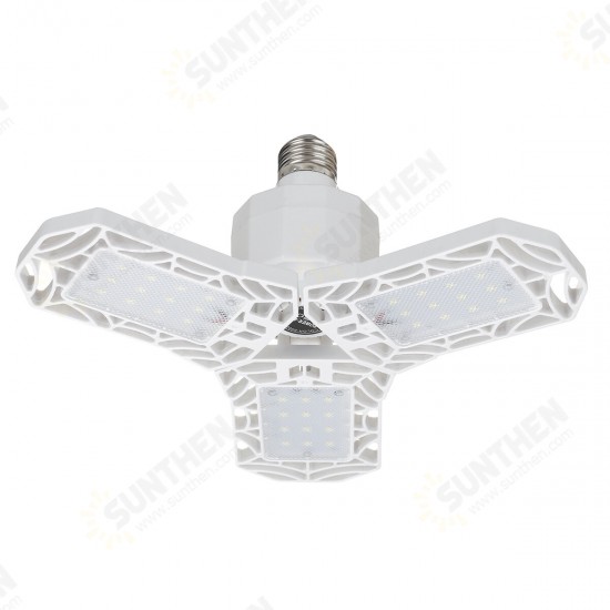 E27 LED Bulb Garage Lamp Deformable Ceiling Light Fixture Foldable Adjustable Workshop Lamp AC85-270V