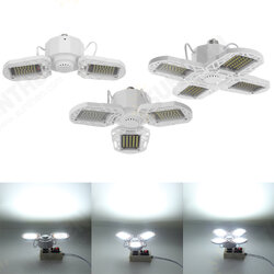 E27 LED Garage Light Bulb Ceiling Fixture Shop Workshop Deformable Lamp Remote E27 LED Garage Light Bulb Ceiling Fixture Shop Workshop Deformable Lamp Remote