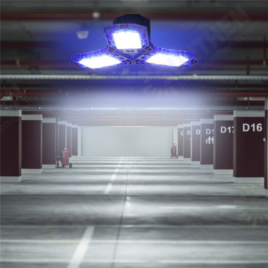 E27 LED Garage Light Bulb Deformable Ceiling Fixture Lights Shop Workshop Lamp E27 LED Garage Light Bulb Deformable Ceiling Fixture Lights Shop Workshop Lamp