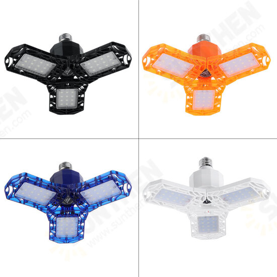 E27 LED Garage Light Bulb Deformable Ceiling Fixture Lights Shop Workshop Lamp E27 LED Garage Light Bulb Deformable Ceiling Fixture Lights Shop Workshop Lamp