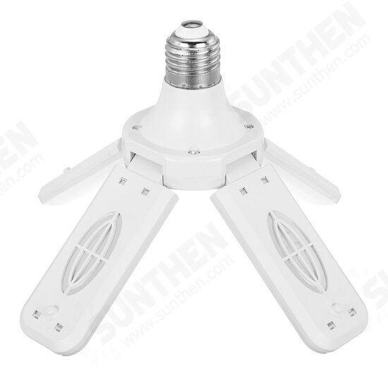 E27 LED Garage Light Bulb Deformable Ceiling Fixture Lights Shop Workshop Lamp AC175-265V