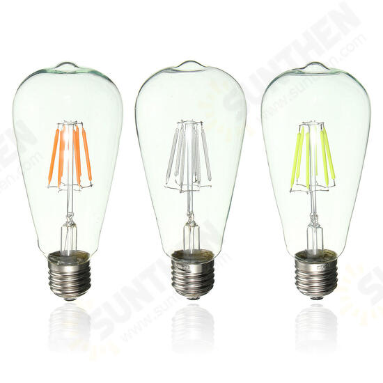 E27 Retro Edison Globe Bulbs 6W Screw LED COB Bulbs RGB Colorful Light Lamp Energy-Efficient AC220V E27 Retro Edison Globe Bulbs 6W Screw LED COB Bulbs RGB Colorful Light Lamp Energy-Efficient AC220V