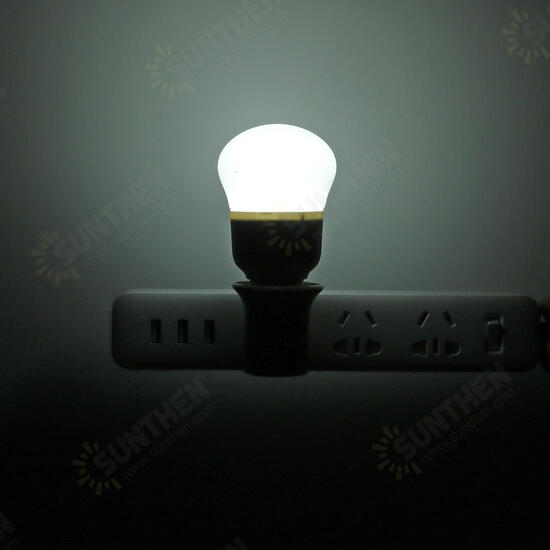 E27/B22 5W 6LED 2835SMD PC Cover Shell White Energy-saving Gourd Ball Light Bulb AC85-265V