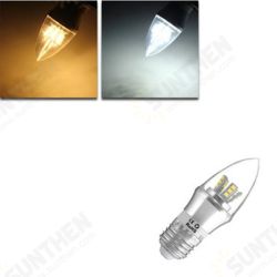 E27/E14/E12/B22/B15 6W LED Warm White/White 25SMD 2835 Silver Candle Light Bulb Lamp 85-265V E27/E14/E12/B22/B15 6W LED Warm White/White 25SMD 2835 Silver Candle Light Bulb Lamp 85-265V